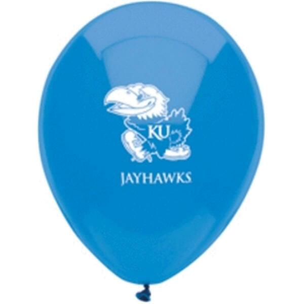 Mayflower Distributing 11 in. University of Kansas Latex Balloon, 10PK 53089